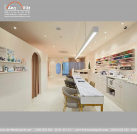 Nội thất tiệm Nails - Mia Nails Beauty - Thủ Đức